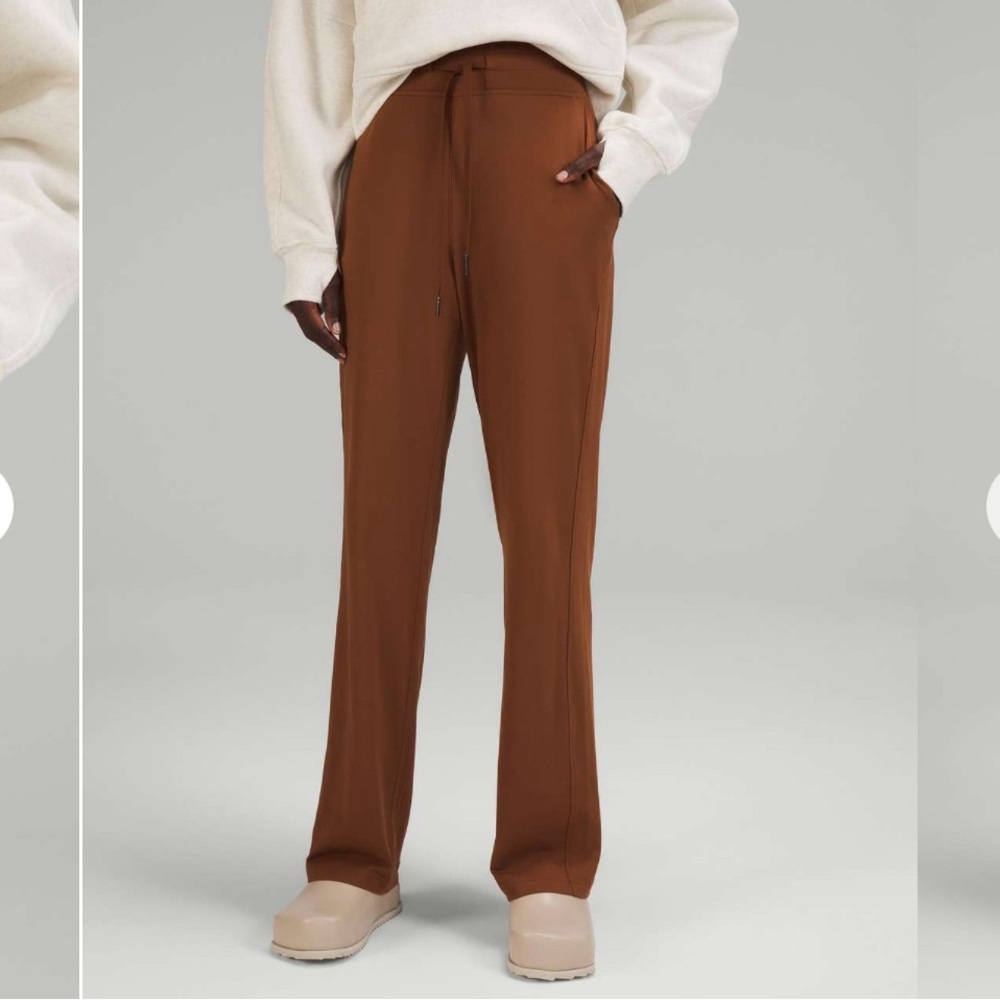 Lululemon ASIA FIT Ready to Rulu Straight-Leg High-Rise Pant Roasted Brown M